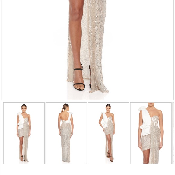 Beautiful evening dress / wedding dress - Picture 2 of 3